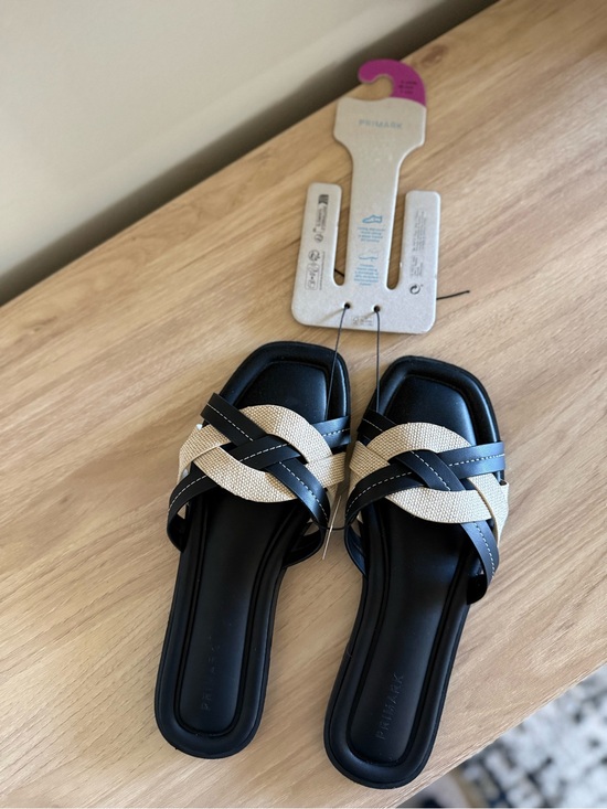 Primark Shoes - Primark Two-Tone Woven Strap Sandals – Size 7 - NWT